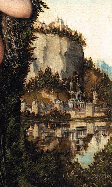 Lucas Cranach Venus Standing in a Landscape Norge oil painting art